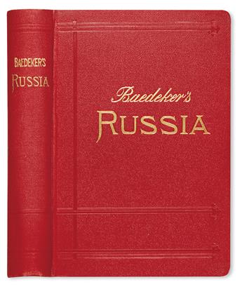 BAEDEKER, KARL, publisher.  Russia. With Teheran, Port Arthur, and Peking.  1914